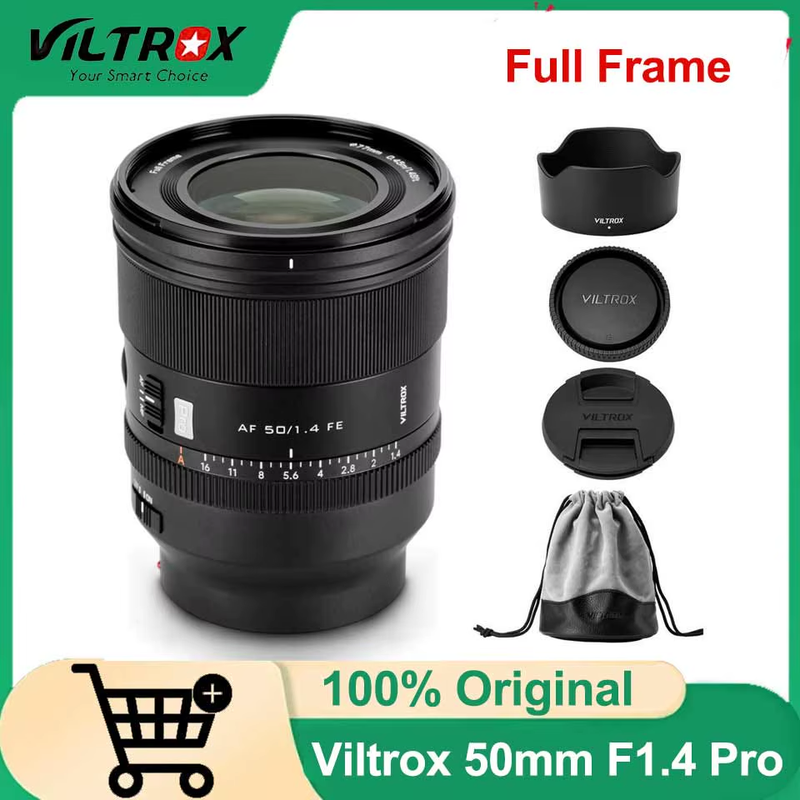 50mm F1.4 Pro FE-Mount Lens Full Frame Auto Focus Large Aperture Lens for Sony