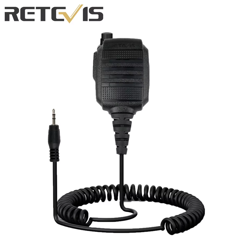 HS001 Walkie Talkie Microphone 1Pin 2.5mm Walkie Talkie Accessories MIC Speaker
