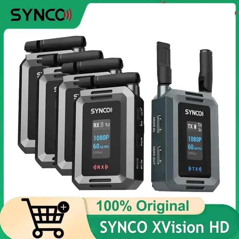 XVision HD Wireless Video Transmission System 1080P60 UVC Streaming 80ms Low Lat