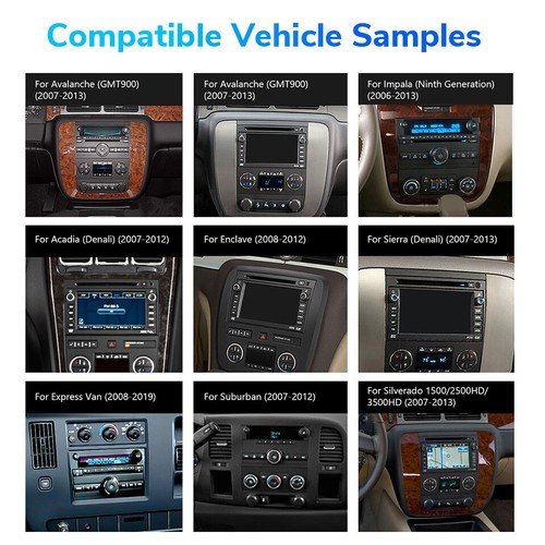 Eonon Android 13 2+32G 8" Car Stereo Radio GPS for Chevrolet  Suburban 2007-2012