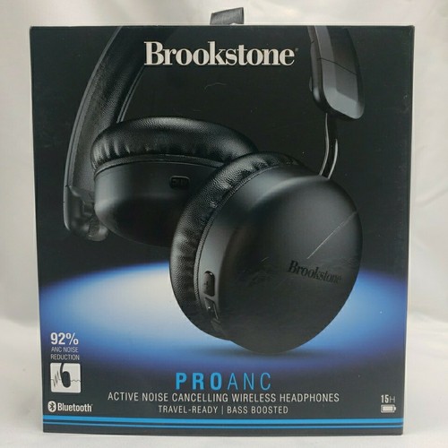 Brookstone PROANC Active Noise Cancelling Wireless Headphones eBay