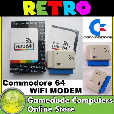 Commodore 64 WiFi Modem MODEL : WiFi64 updated 2022 New Build & Software- [F03]