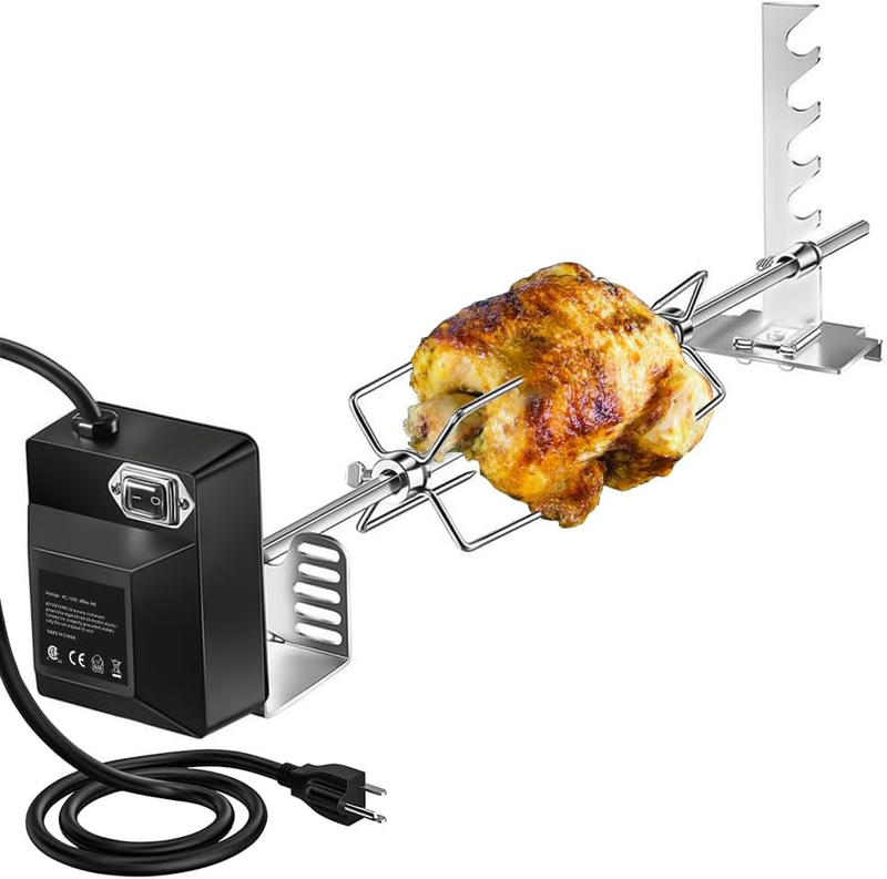 Rotisserie Motor Kit 4W 110V for Universal BBQ Grills Outdoor Electric Motor