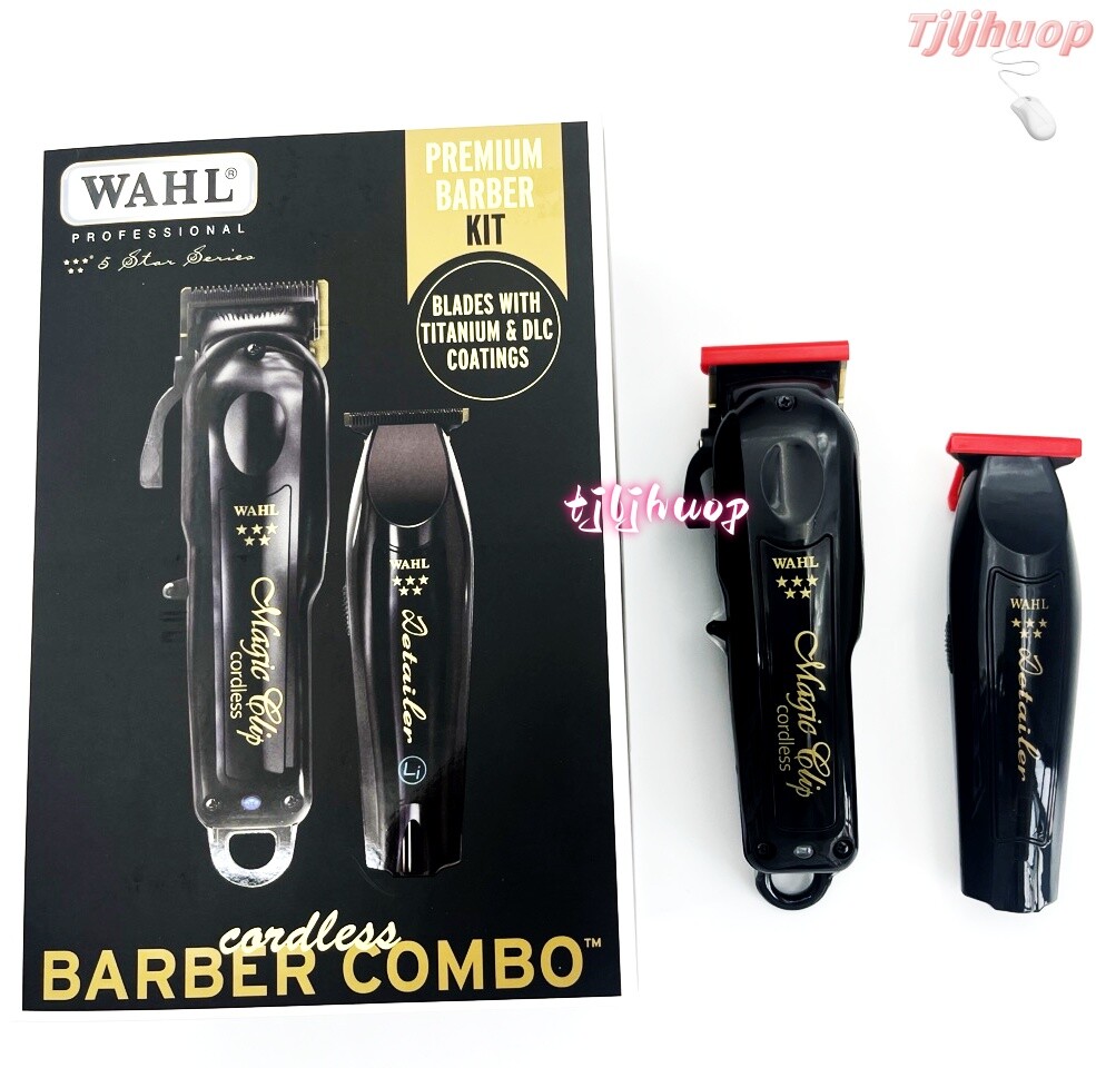 Wahl Cordless Barber Combo Black Magic Clip Clipper