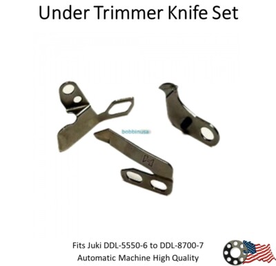 Moving and Stationary Knife Thread Guide Juki Machine 2X