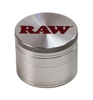 RAW Grinder Aluminium 4-Part 56 mm, 4-teiliger Aluminium-Grinder mit Spachtel
