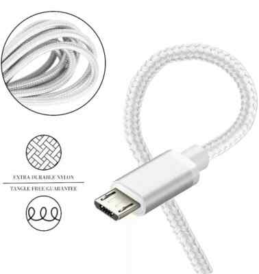 Heavy Duty Micro USB Fast Charger Data Cable Cord For Samsung Android HTC LG Lot