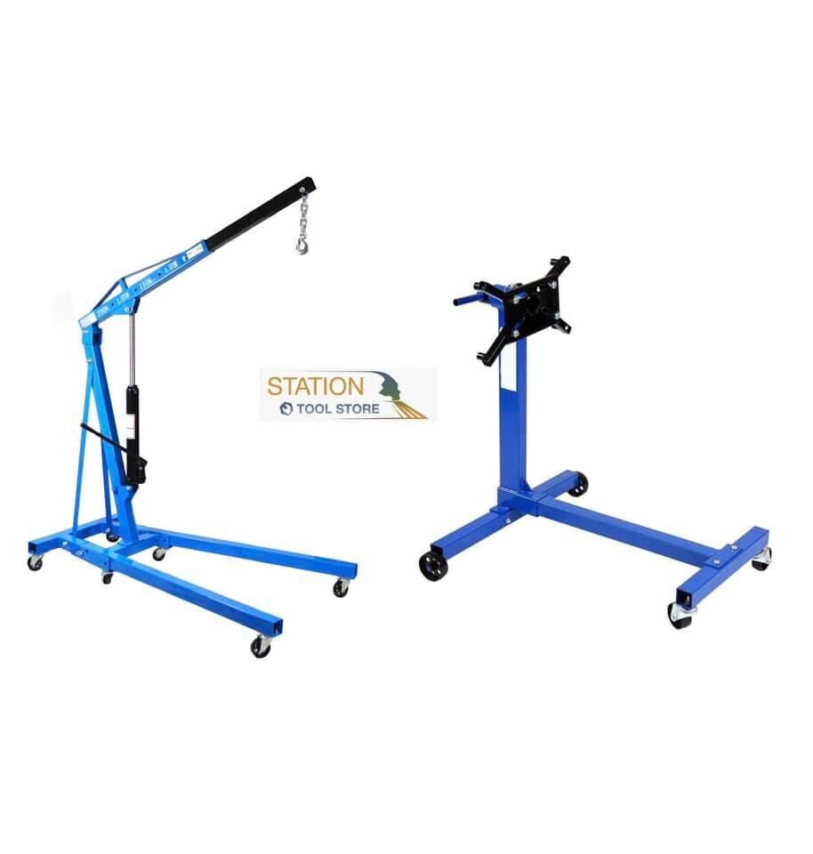 2 Ton Foldable Engine Crane & Engine Stand 450kg in Dungannon, County
