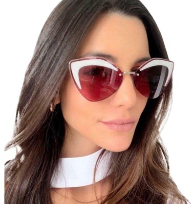 Pre-owned Fendi 0355s-c9a4s (no Case) Red/red Sunglasses
