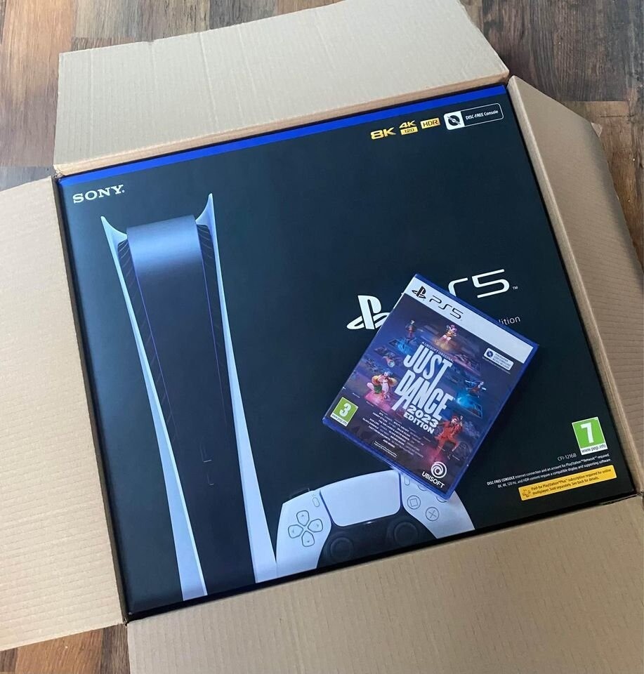 Sony PS5 Playstation 5 Digital Edition Console 🔥 Just Dance 2023 Bundle