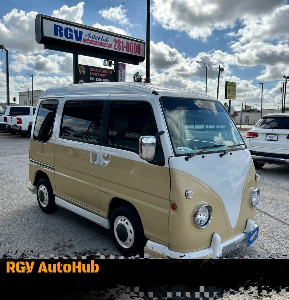 1996 Subaru Sambar Dias Kit Yellow Minivan I4 0.6L Right Hand Drive JDM Kei Van