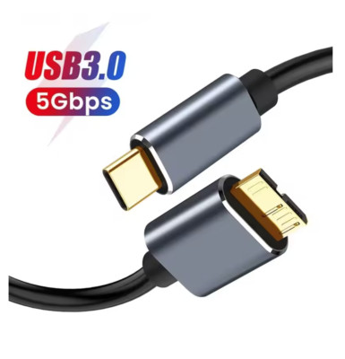 USB-C auf Micro USB Kabel Adapter Datenkabel externe Festplatte Laptop PC Kamera