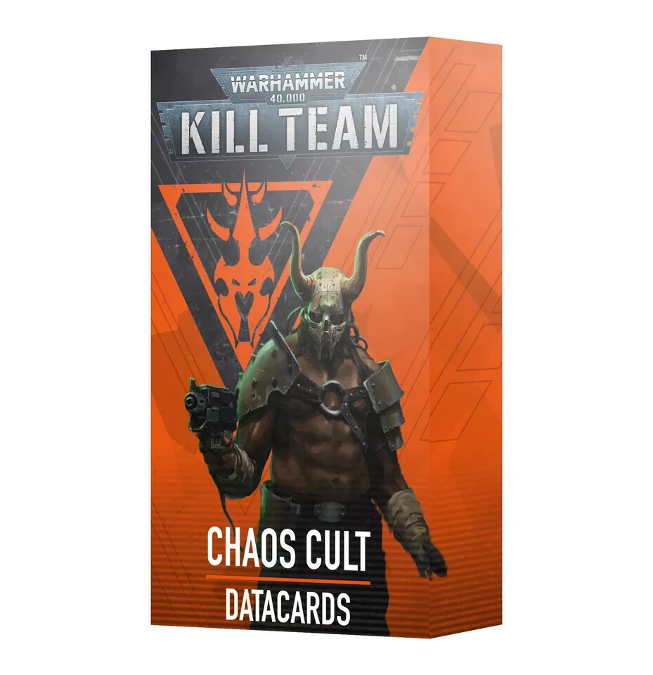 Карты данных Kill Team: Культ Хаоса (англ.) Warhammer 40K ПРЕДПРОДАЖА 11/9