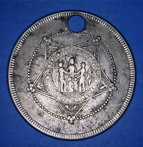 GRAND ARMY OF THE REPUBLIC - INTERESTING DOG TAG - INITIALS GRCT - *10059255