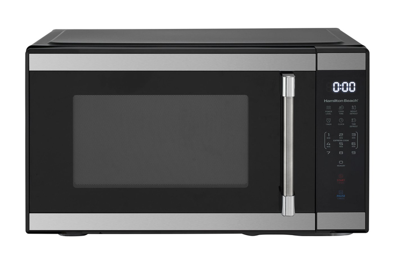 Hamilton Beach 1.1 Cu. ft. 1000 W Mid Size Microwave Oven 1000W Stainless Steel