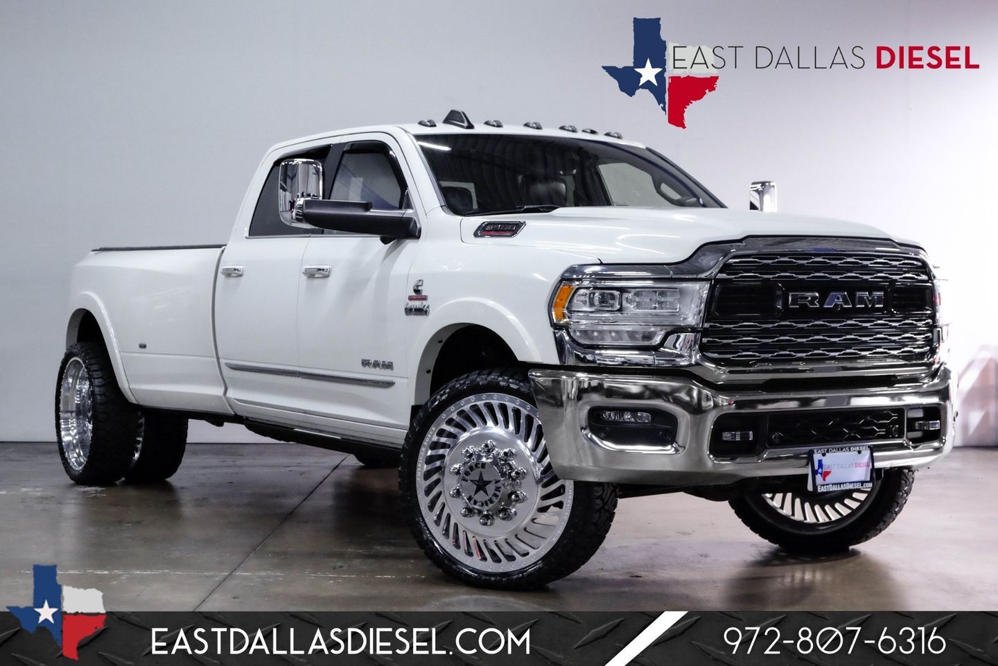 [PWQ] Pearl White Ram 3500 with 15278 Miles available now!