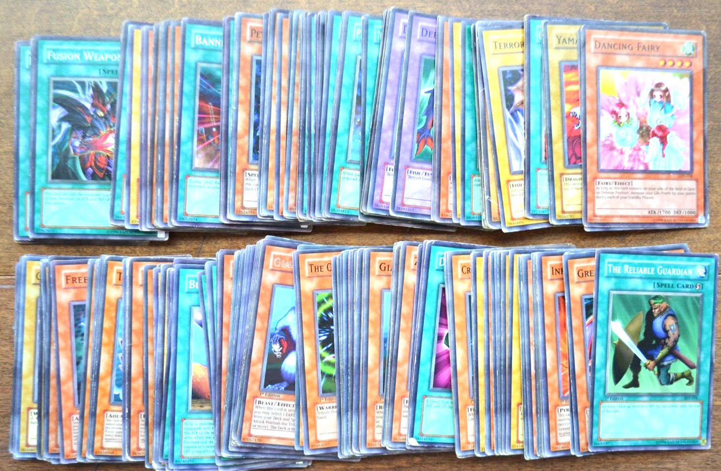 遊戯王1996 247 Yugioh 1996 Playing Cards: 64 1st Edition, 13 Creased