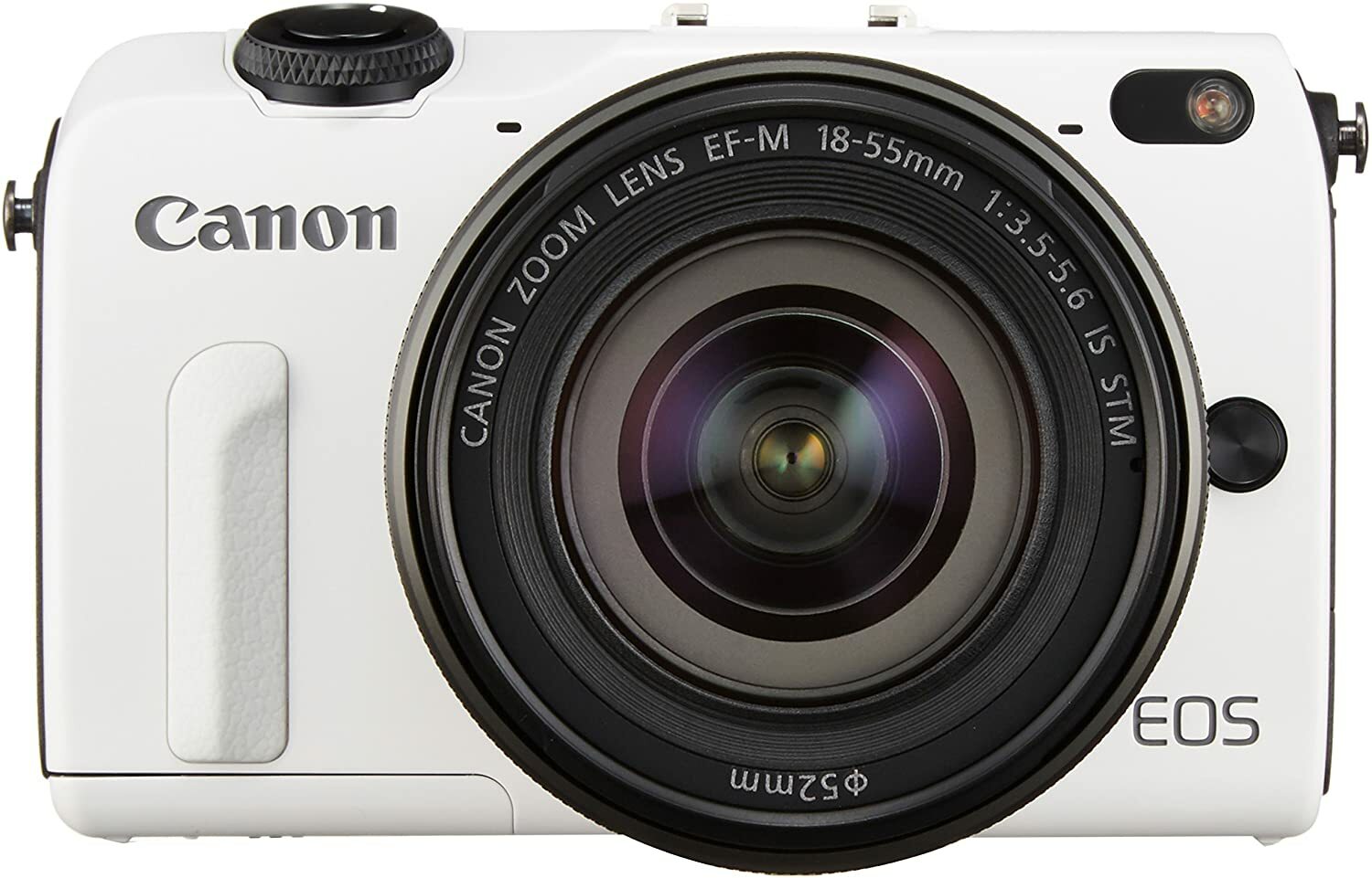 NEAR MINT] Canon EOS M2 18.0MP Digital Camera White Kit w/ EF-M 18