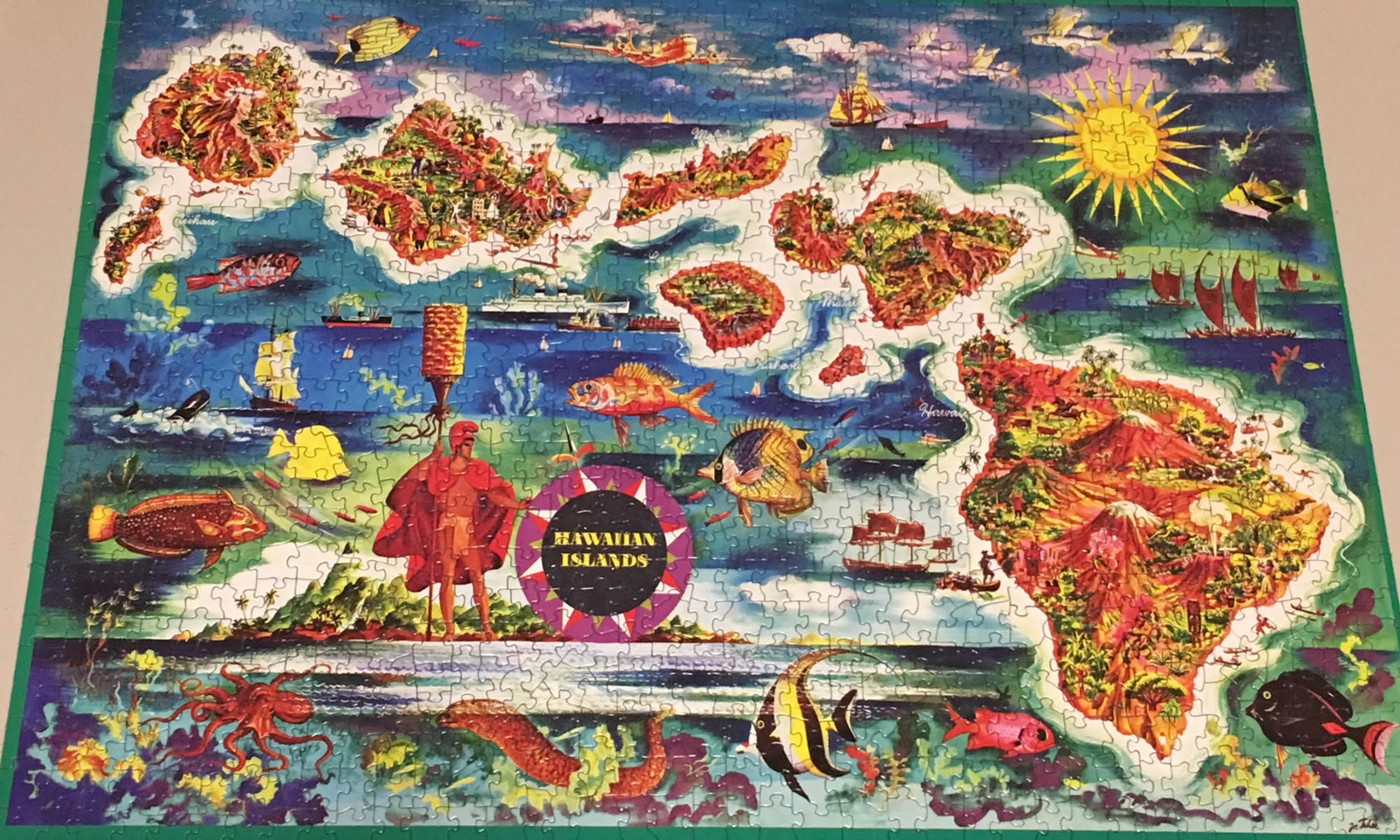 Vintage Hawaii 1000 Piece Jigsaw Puzzle 706259290017 | eBay