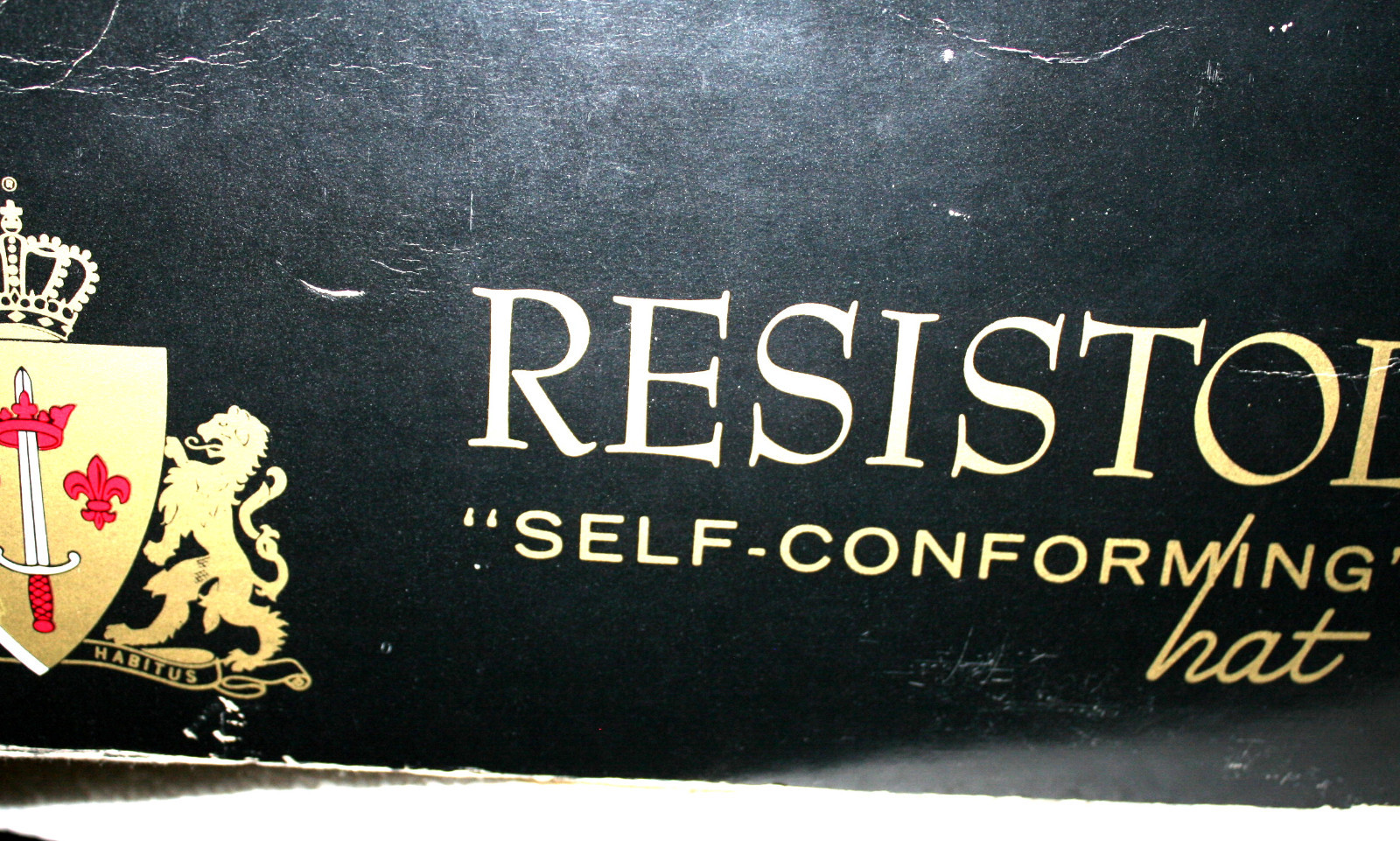 VINTAGE RARE RESISTOL FEDORA C25 GARRETT MODEL 133 OATMEAL COLOR 6-7/8 1-7/8 RIM