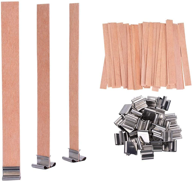 Making 5.9 X 0.5 Inch Crackling Wooden Candle Wick For So