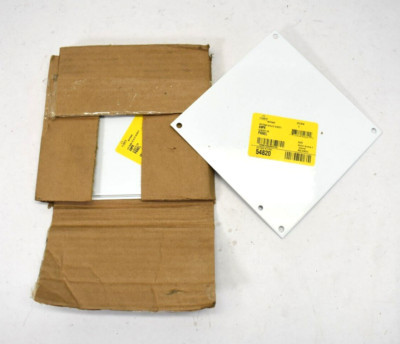 Lot of 4 nVent Hoffman Interior Panel Cover 8'' x 8'' White For Junction Box A8P8
