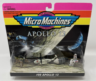 Micro Machines #20 Apollo 13 Astronauts Luner Module Moon Capsule HH-53C 1995 
