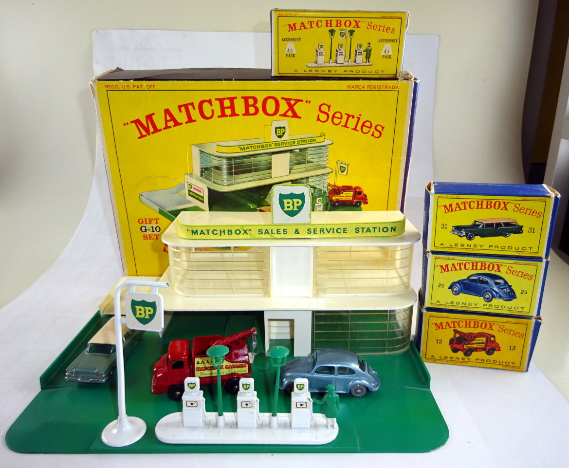 マッチボックス ファイアーステーション1963年　ビンテージ Matchbox Lesney MF-1 Fire Station, 1963-1967, VGC in