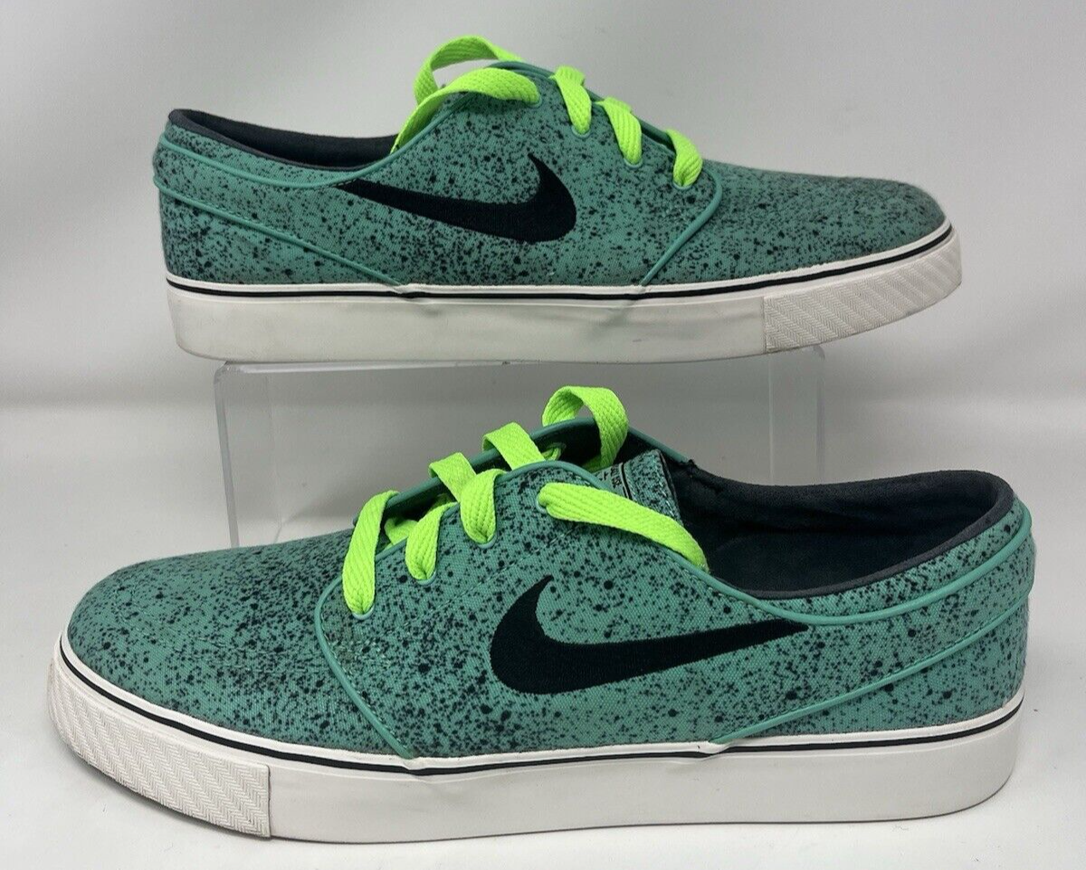 スケートボード NIKE SB ZOOM STEFAN JANOSKI CNVS PRM 11 Nike SB Zoom Air Stefan Janoski Men' Sz 11 Shoes Teal Black