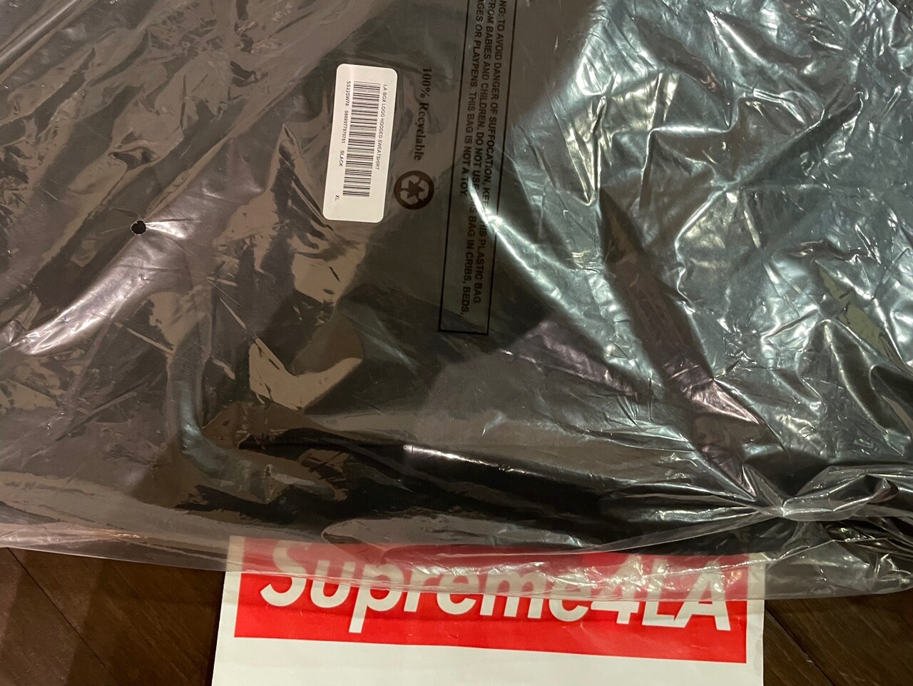 Pre-owned Supreme West Hollywood Box Logo Hooded Sweatshirt M, L, Xl In Hand In Black