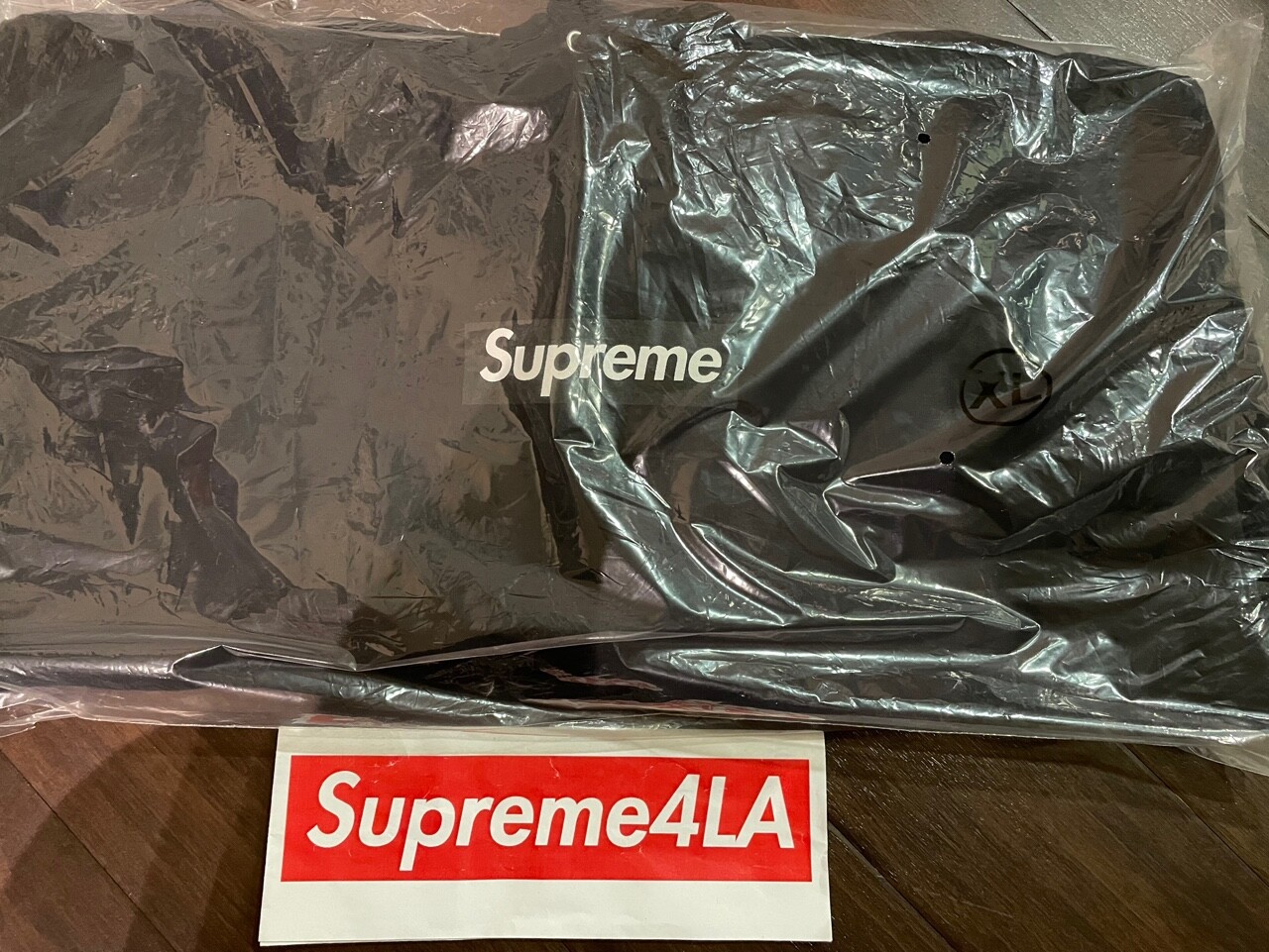 Pre-owned Supreme West Hollywood Box Logo Hooded Sweatshirt M, L, Xl In Hand In Black