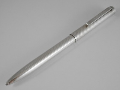 dunhill Sterling Silver 925 Pinstripe Ballpoint Pen FREE