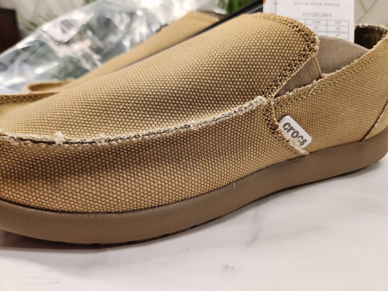 靴 crocs Santa Cruz khaki New Crocs Santa Cruz Loafers Shoes All Men's Sizes 7-15