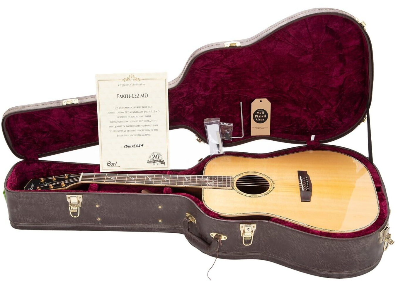 All Solid Madagascar Rosewood Cort Earth LE2 Acoustic Guitar All Solid Madagascar Rosewood Cort Earth LE2 Acoustic Guitar