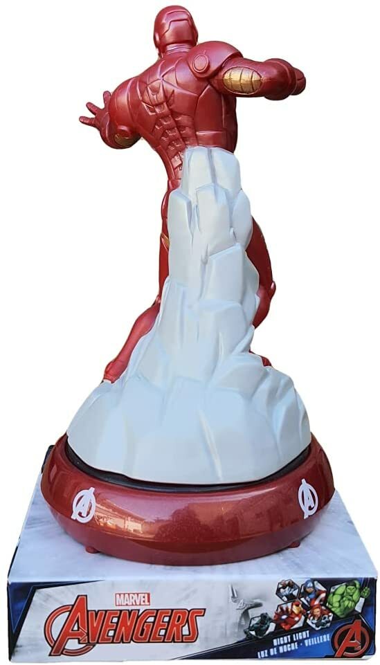 Iron Man Luce Notturna Marvel Avengers Supereroe Comodino LED Lampada 1