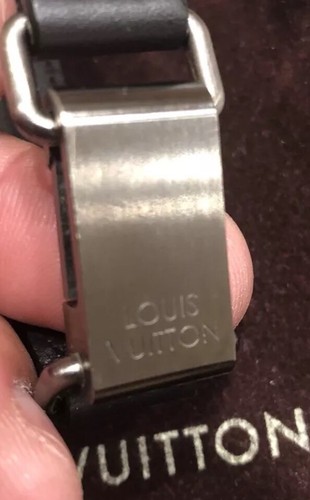 Louis Vuitton Graphite Damier Sign It Cuff Bracelet