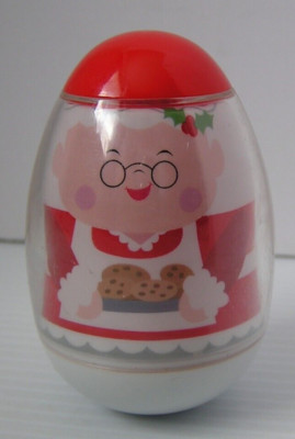 Hasbro 2009 Mrs. Claus #26 Playskool Weebles Wobble Figure ~ 3''