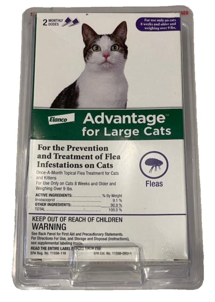 Advantage ii large cat 2 pack 2025