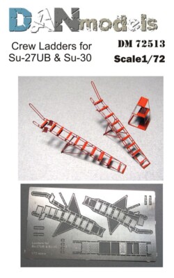 DANmodels DM 72513 Crew ladders for Su-27UB & Su-30, 1/72