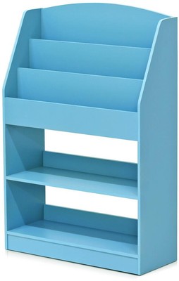 Open Shelves Storage Bookshelf Organizer Durable Wood Modern Design Home Decor