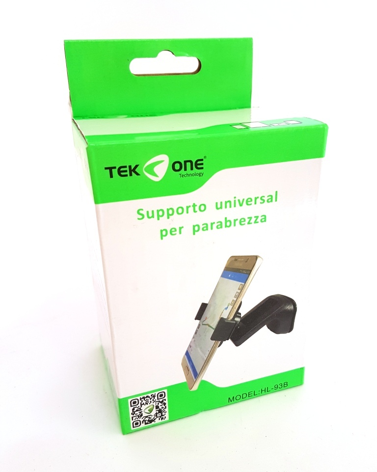 Supporto Auto Staffa TeKone HL-93B Parabrezza Ventosa Universale Smartphone hsb