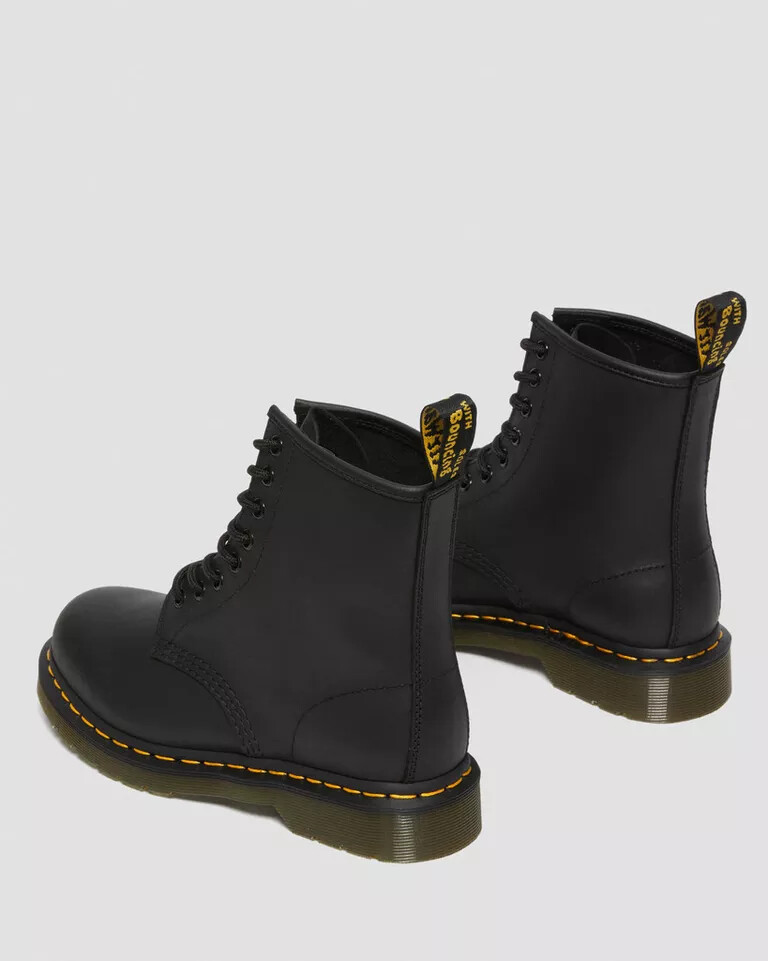 Pre-owned Dr. Martens 1460 Greasy Leather Lace Up Boots Men's Black 11822003