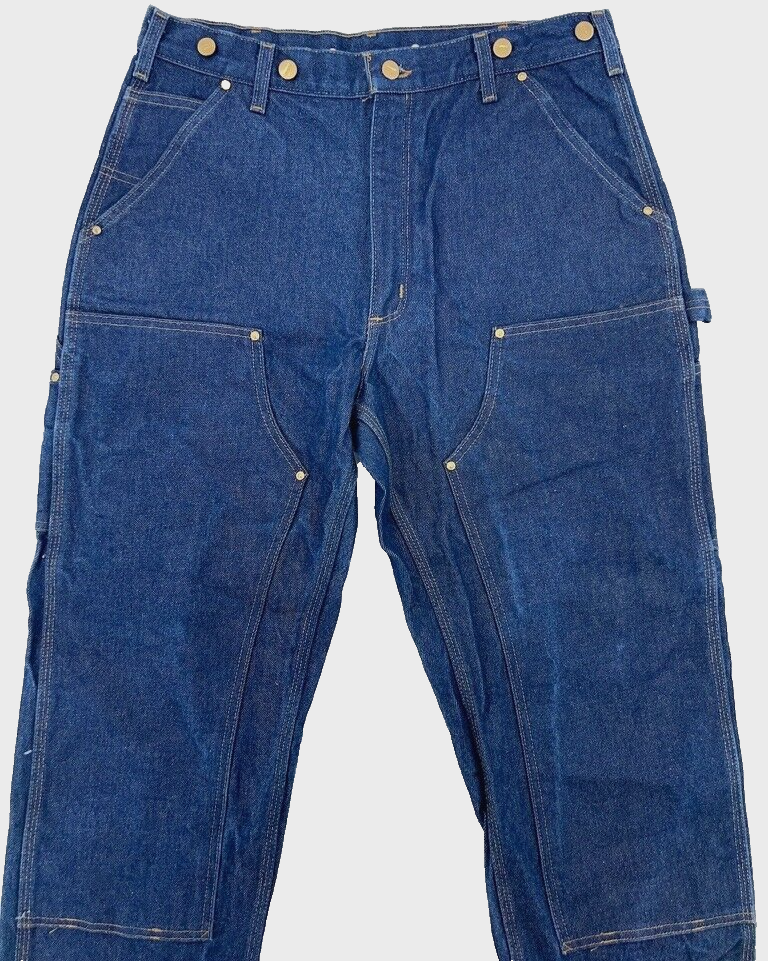 Carhartt B07 Denim Dungaree Fit Double Knee Carpenter Jeans Carhartt B07 Denim Dungaree Fit Double Knee Carpenter Jeans