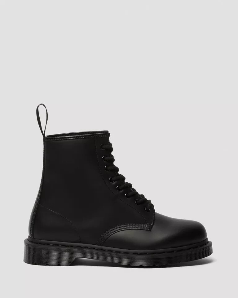 Pre-owned Dr. Martens' Dr. Martens 1460 Mono Smooth Leather Lace Up Boots Women's Black 14353001