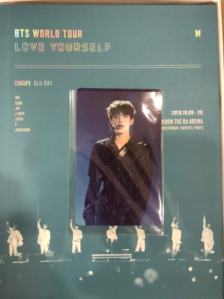 BTS World Tour Love Yourself Europe Blu Ray DVD Full Set