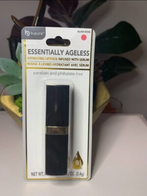 B.PURE ESSENTIALLY AGELESS HYDRATING LIPSTICK INFUSED WITH SERUM (Blush Rose) 