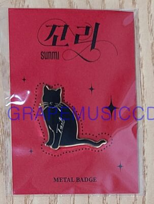 SUNMI TAIL DIGITAL SINGLE OFFICIAL GOODS METAL BADGE NEW