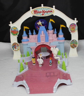 Rare 2002 Disney Parks Polly Pocket Style Cinderella Castle Showtime Celebration