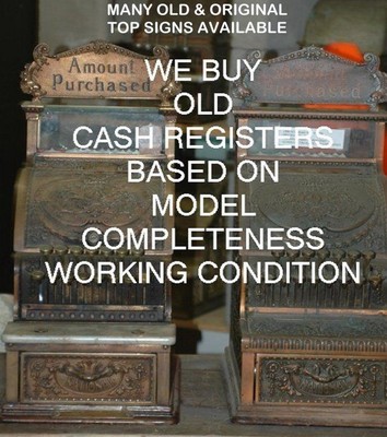 OLD/ORIG Sm Mdl 5 Brass Nat'l Candy Store Cash Register Coin Shelf 3 Hole MARBLE