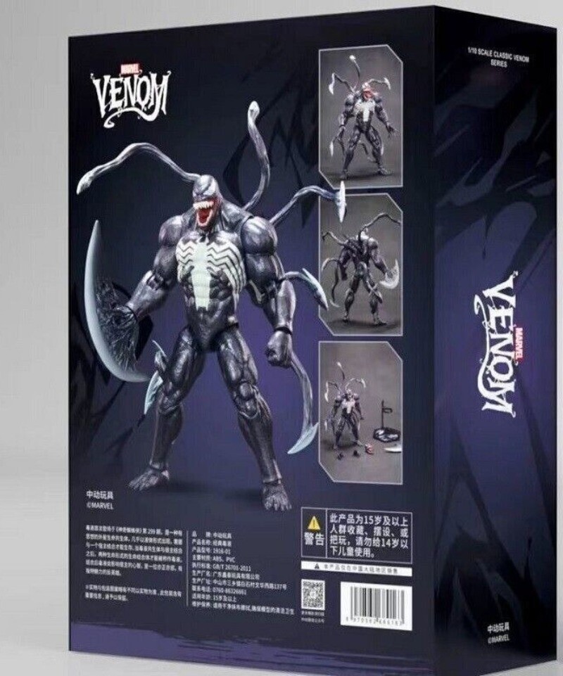 Zd Toys Spider-Man 9in Venom Action Figure Kids Xmas Gift